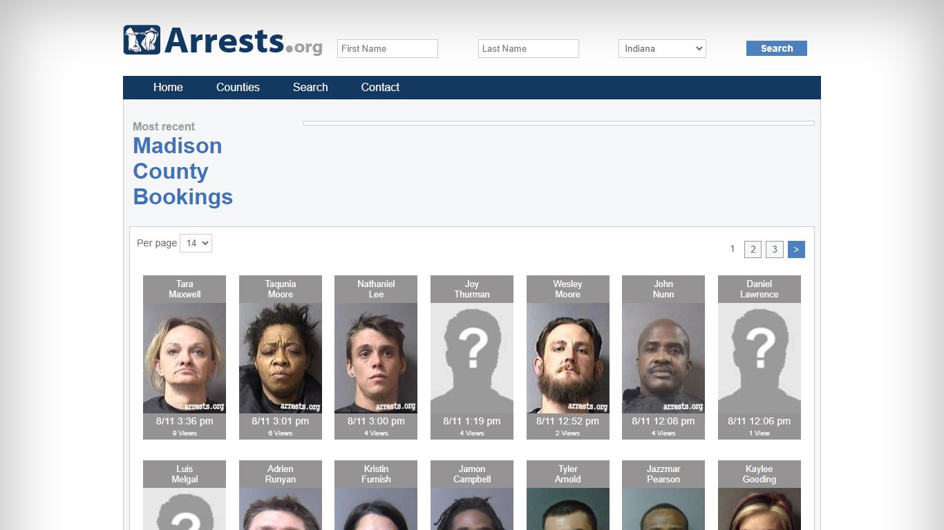 Madison County Arrests and Inmate Search