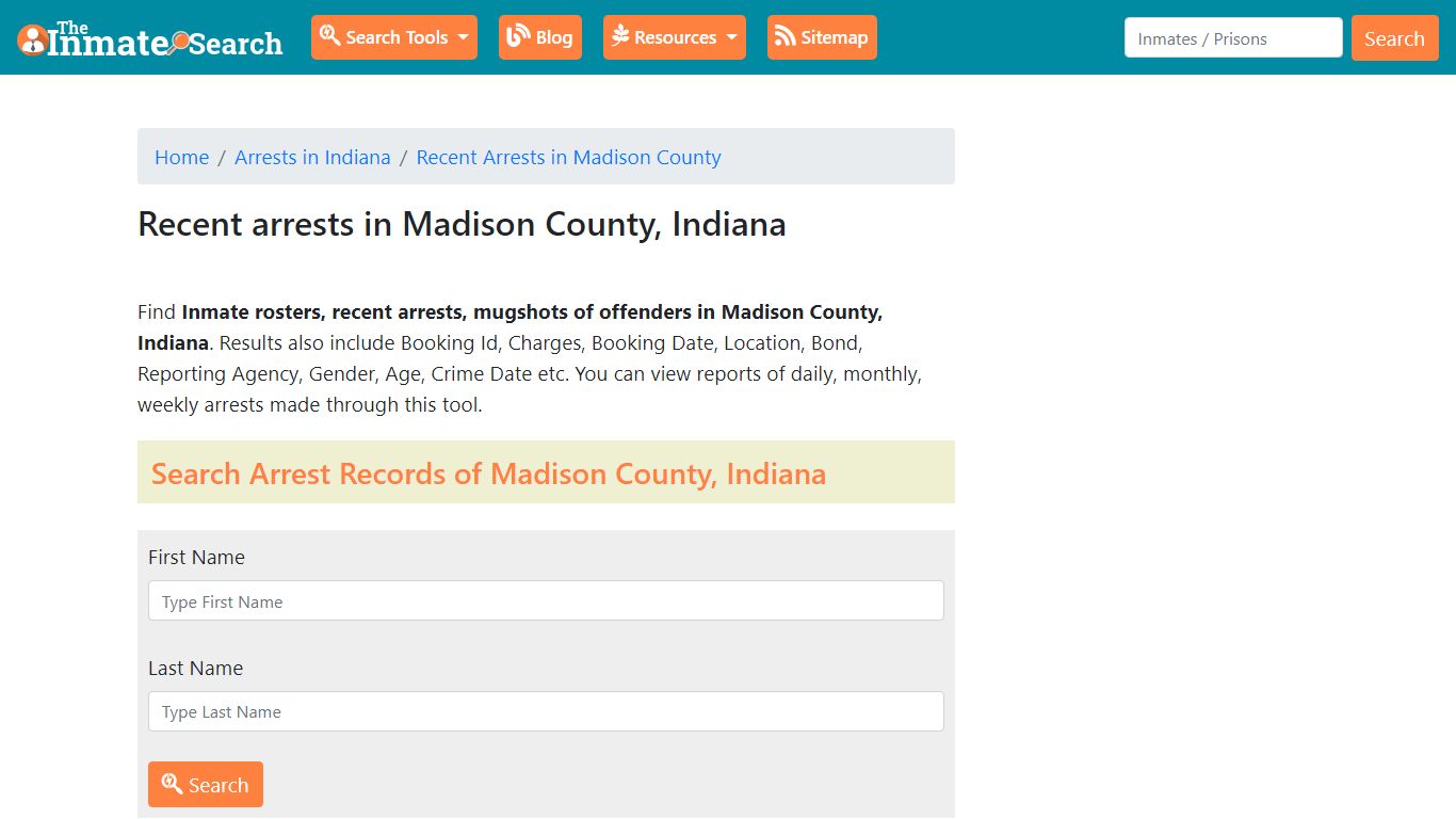 Recent arrests in Madison County, Indiana | Mugshots ...